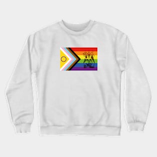 New Progress Pride Flag PLUS Satan Crewneck Sweatshirt